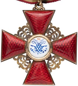 Знак ордена Св.Анны 2 степени (Никольс и Плинке) в люксе